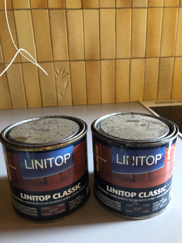 peinture acajou et wengé, Enlèvement, Utilisé, Peinture