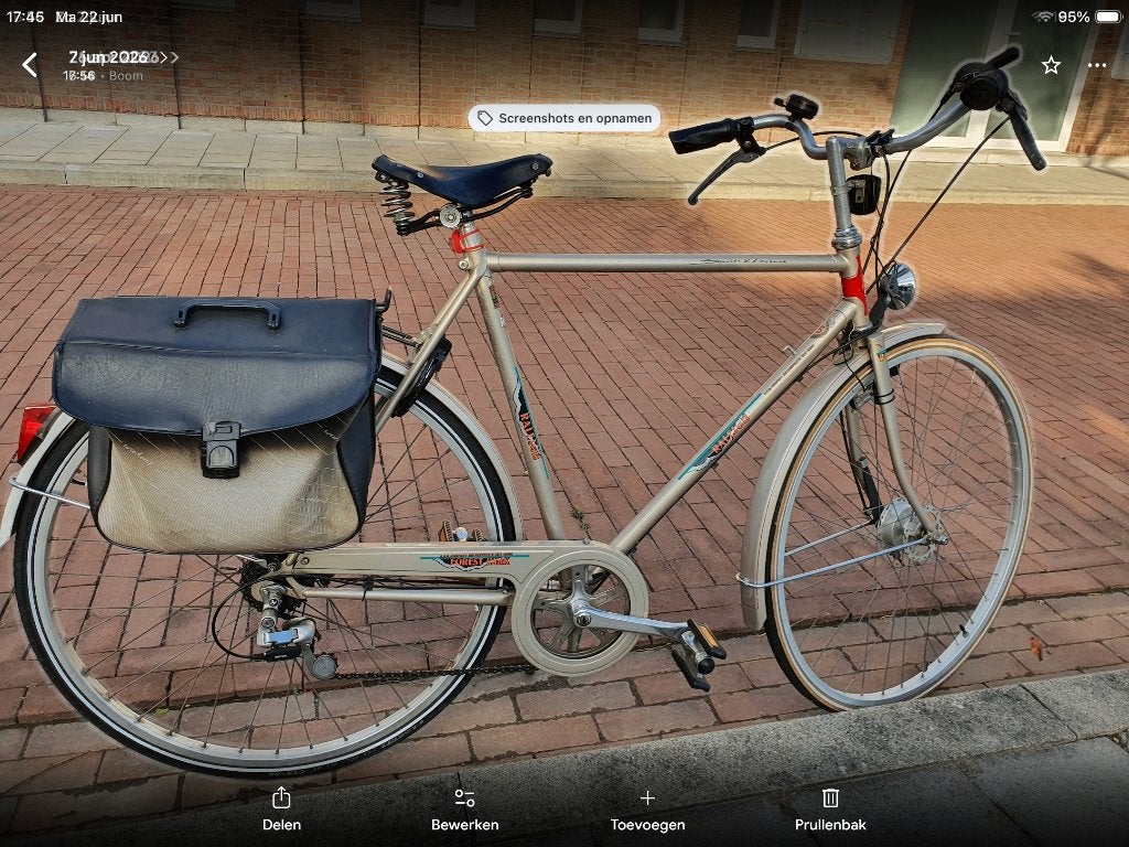 Herenfiets, Enlèvement, Utilisé, Frein à tambour, Vitesses
