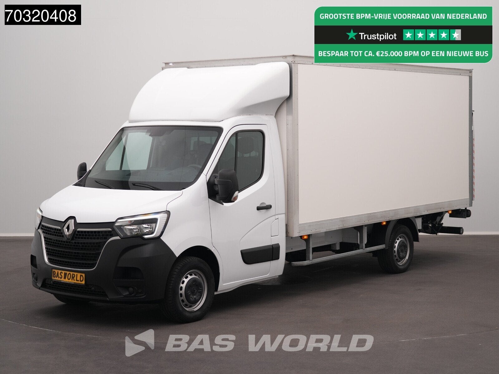 Renault Master 145PK Laadklep Bakwagen LED Navi Airco Cruise, Auto's, Bestelwagens en Lichte vracht, Stof, Gebruikt, 4 cilinders