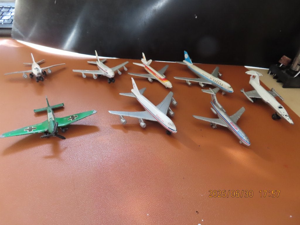 Matchbox lot 8 vliegtuigen in zamak, Ophalen of Verzenden