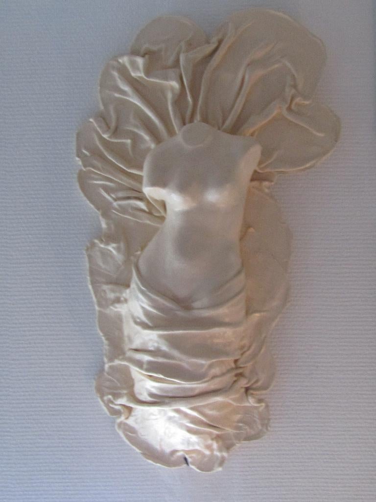 Prachtig leren „Bust of a Venus”, Buste, Ophalen of Verzenden, 1 meter - 2 meter, Beige