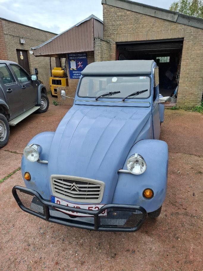 citroen 2cv, Auto's, Voorwielaandrijving, 2CV, Blauw, Handgeschakeld