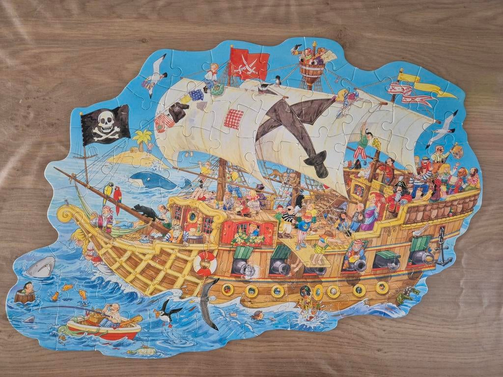 GALT puzzel Piratenboot (80 stuks), Ophalen