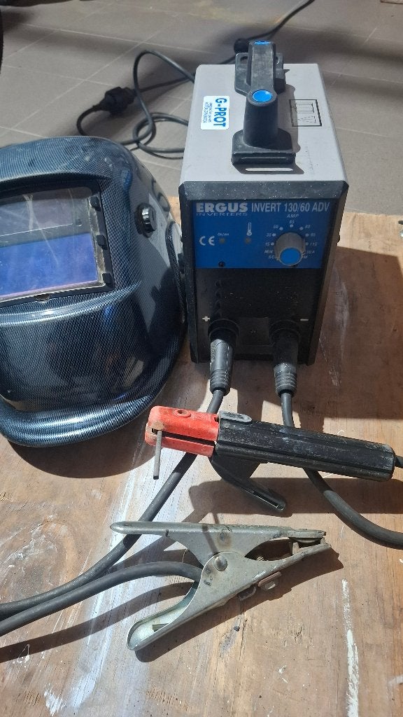 Lasapparaat elektroden + automatische kap, Doe-het-zelf en Bouw, Ophalen, Zo goed als nieuw, Minder dan 150 ampère, Elektroden