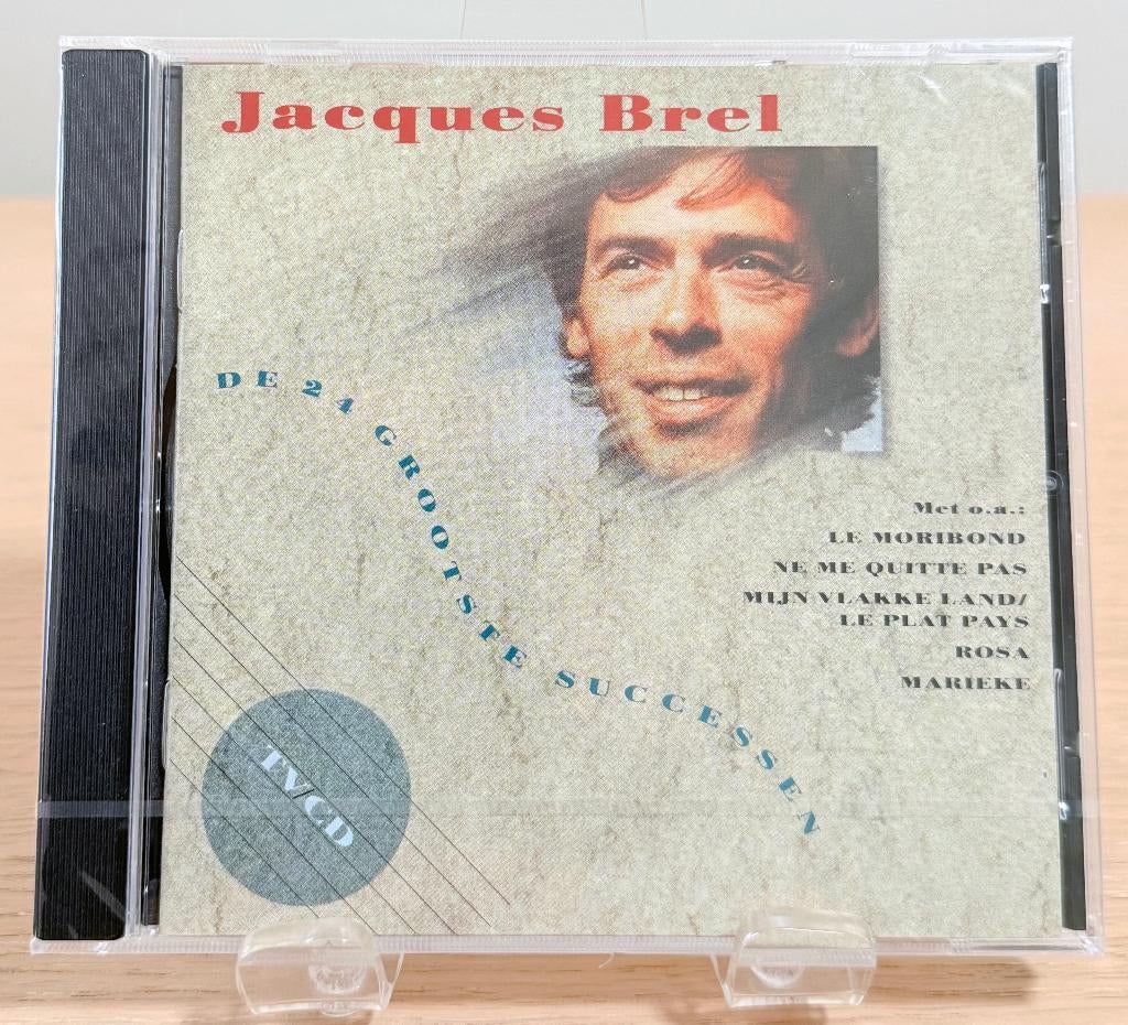 Jacques Brel / De 24 grootste successen / CD / 1988 / SEALED, Enlèvement ou Envoi, Neuf, dans son emballage, Chanson