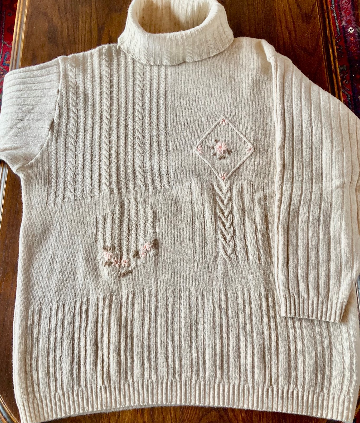 Wollen truit, Kleding | Dames, Ophalen of Verzenden, Gedragen, Maat 46/48 (XL) of groter, Beige