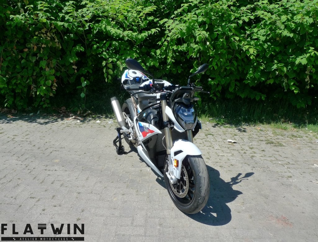 BMW S1000R Pack M - Garantie - Akrapovic - #flatwinmotos, Occasion, 4 cilinders, Motorrijbewijs A, Handvatverwarming