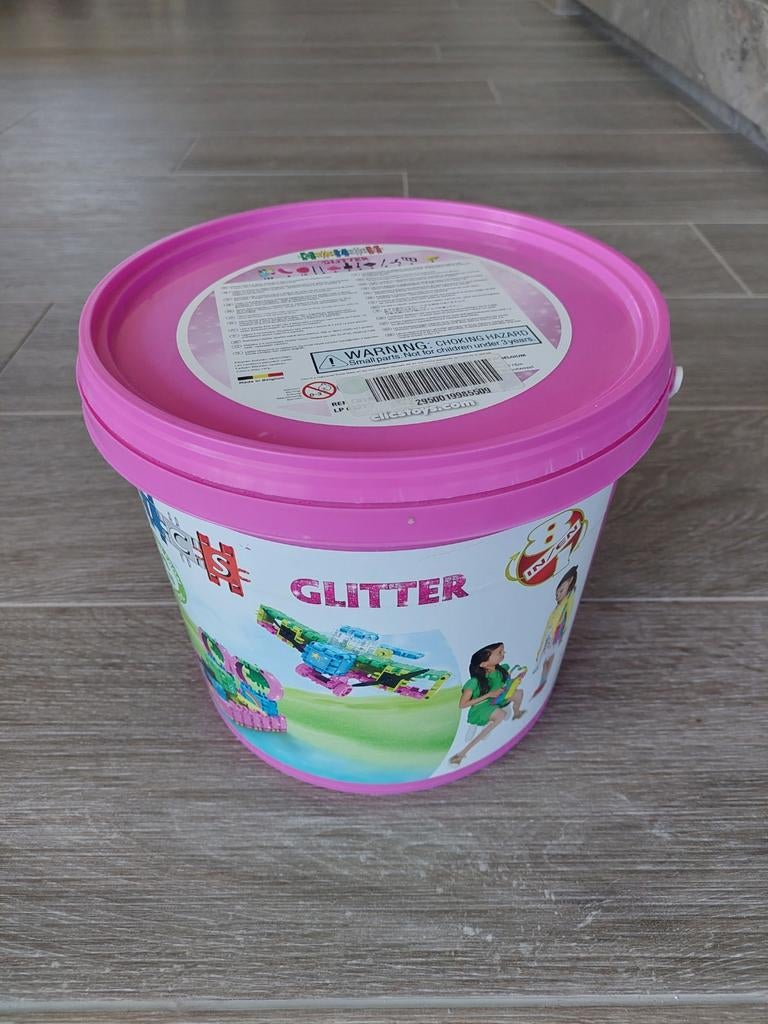 Glitter Clicks ca 100stuks, Kinderen en Baby's, Speelgoed | Bouwstenen, Ophalen