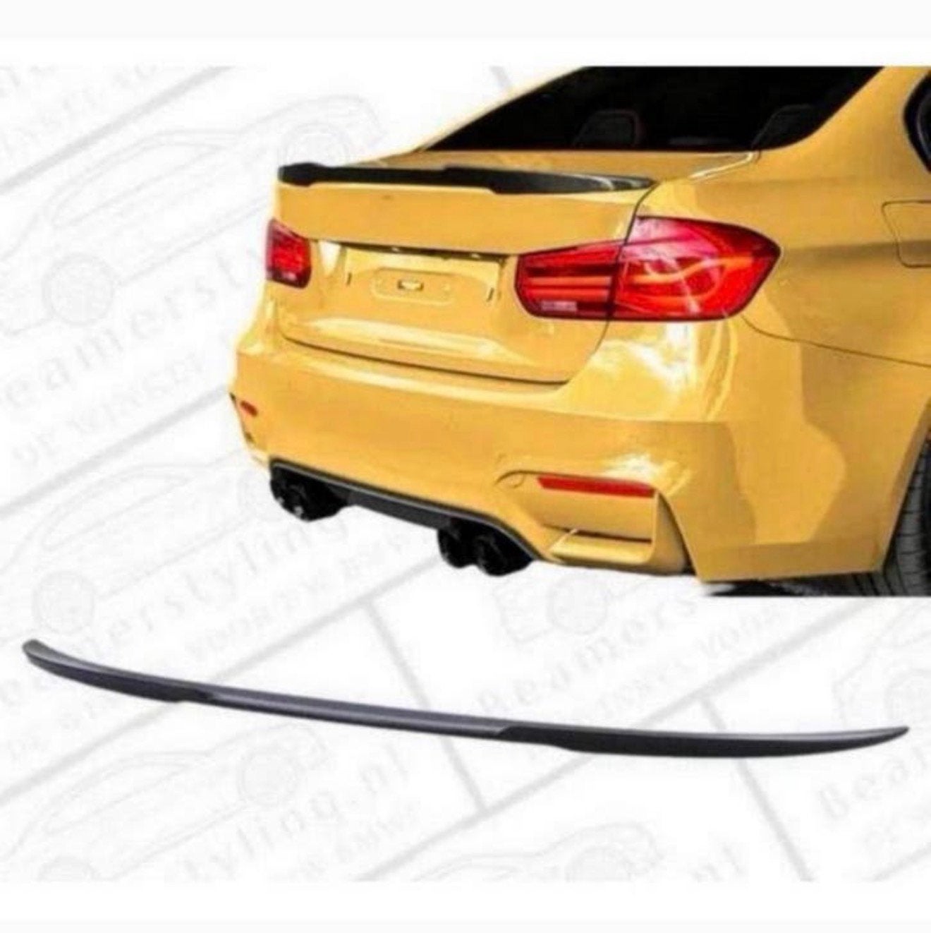 BMW F30 F80 M3 M4 style carbon rear spoiler 2012-2020 NIEUW, Ophalen of Verzenden
