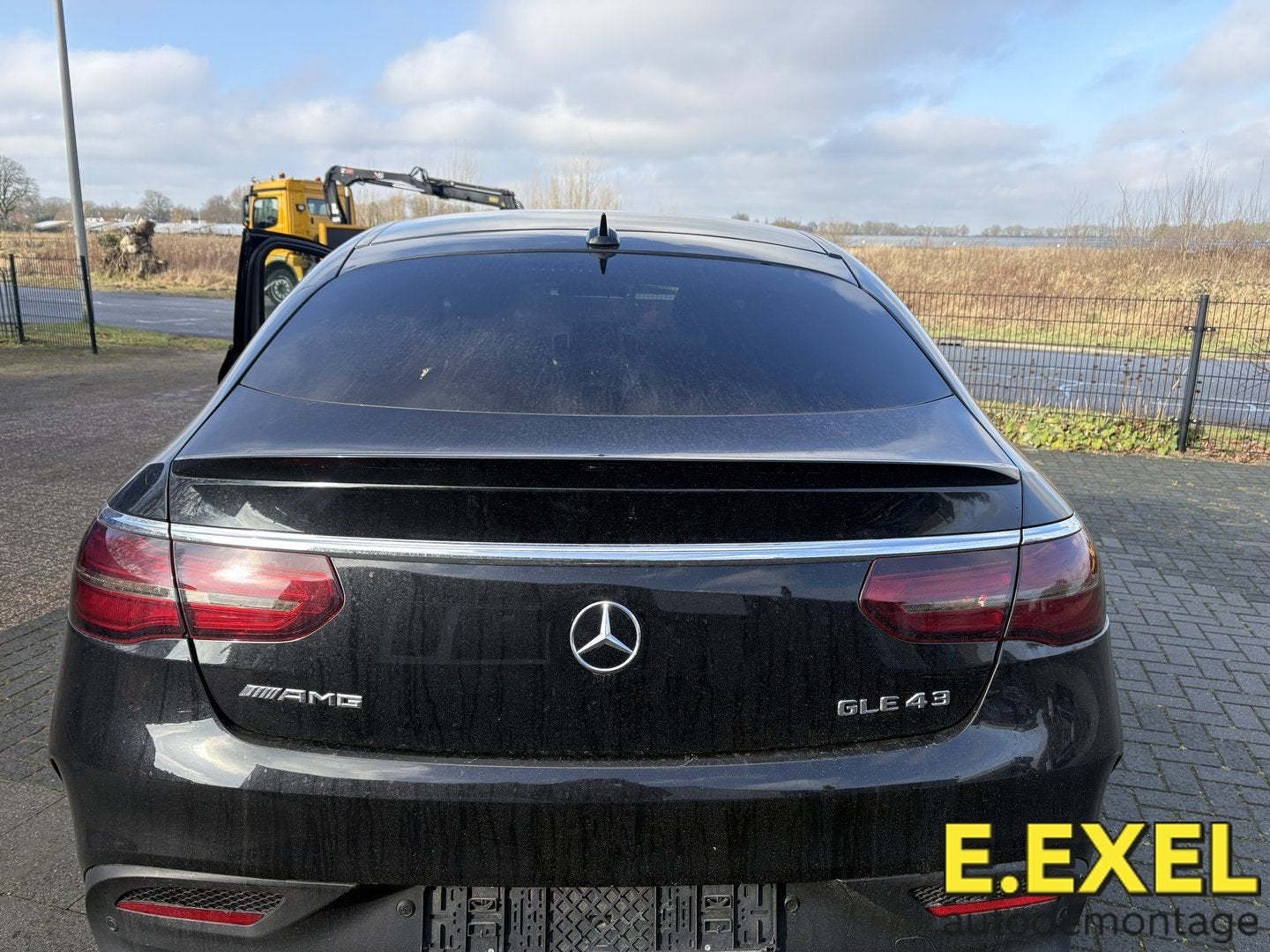 Achterklep Mercedes GLE 43 Coupe C292 Kleur 197, Arrière, Origine de la pièce connue, Haillon arrière, Utilisé