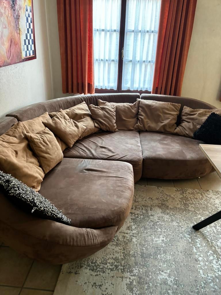 Grote mooie zetel, Huis en Inrichting, Ophalen, Zo goed als nieuw