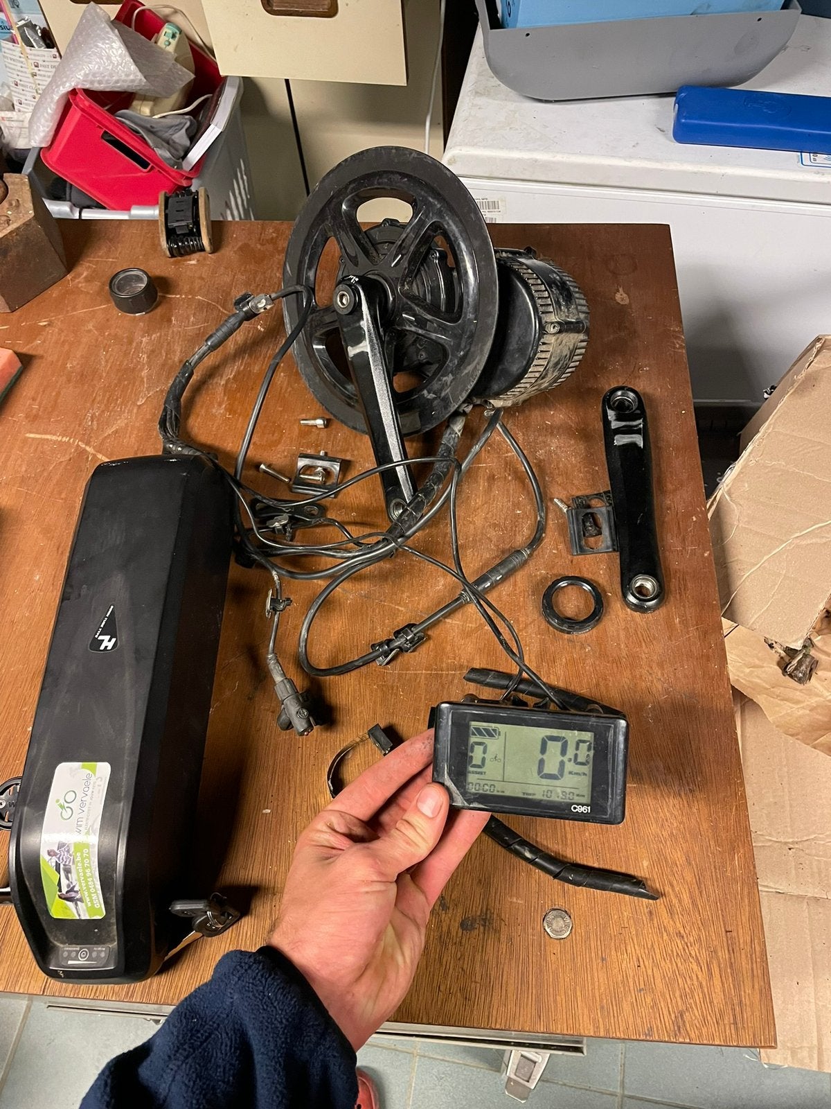 Complete bafang ombouw kit, Ophalen of Verzenden, Motor