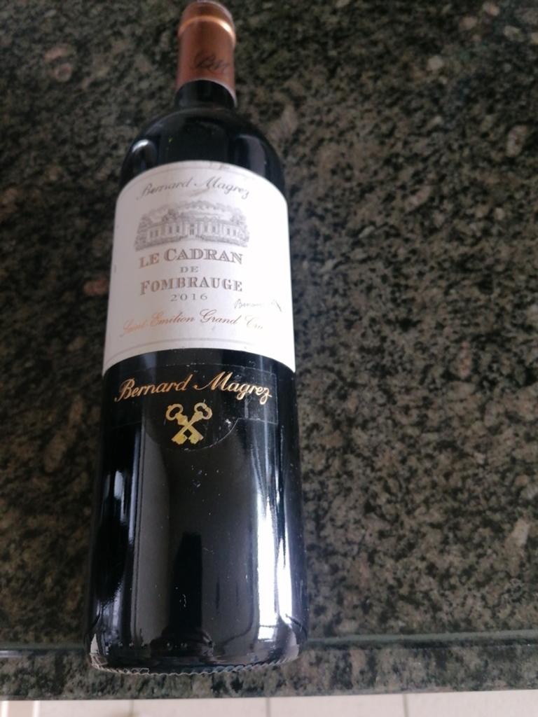 Le Cadran de Fombrauge Saint-Émilion Grand Cru uit 2016, Enlèvement, Vin rouge