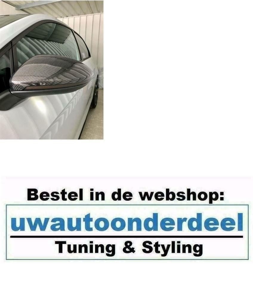 Carbon Look Spiegelkappen Geschikt Voor Vw Golf 7 GTI TDI R2, Envoi
