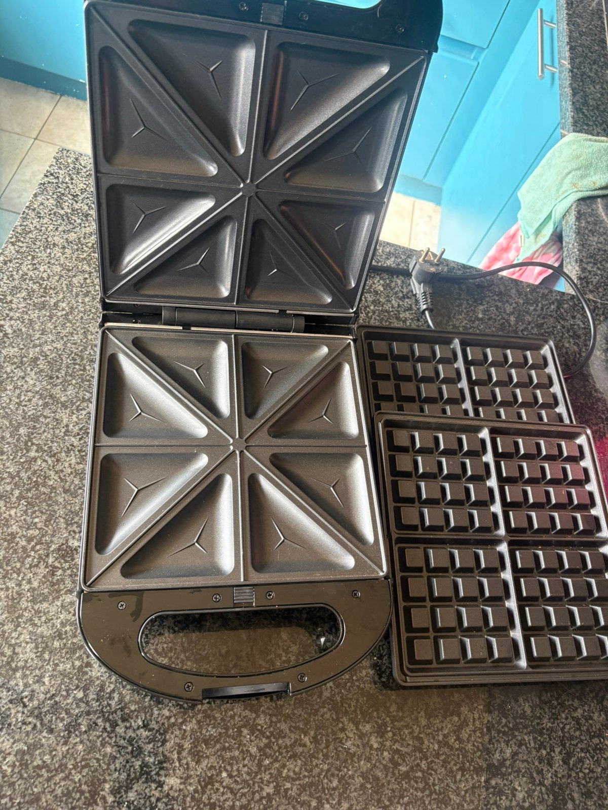 Senya family waffle sandwichmaker, Electroménager, Grille-pain, Enlèvement, Comme neuf