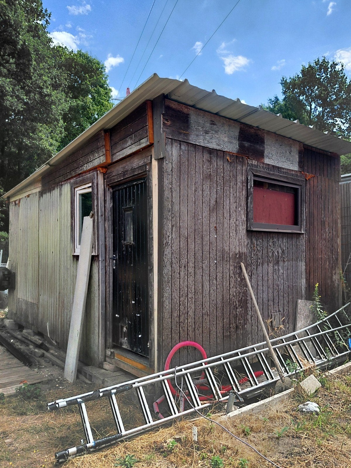 tuinhuis/werfkeet, Ophalen, Tuinhuis