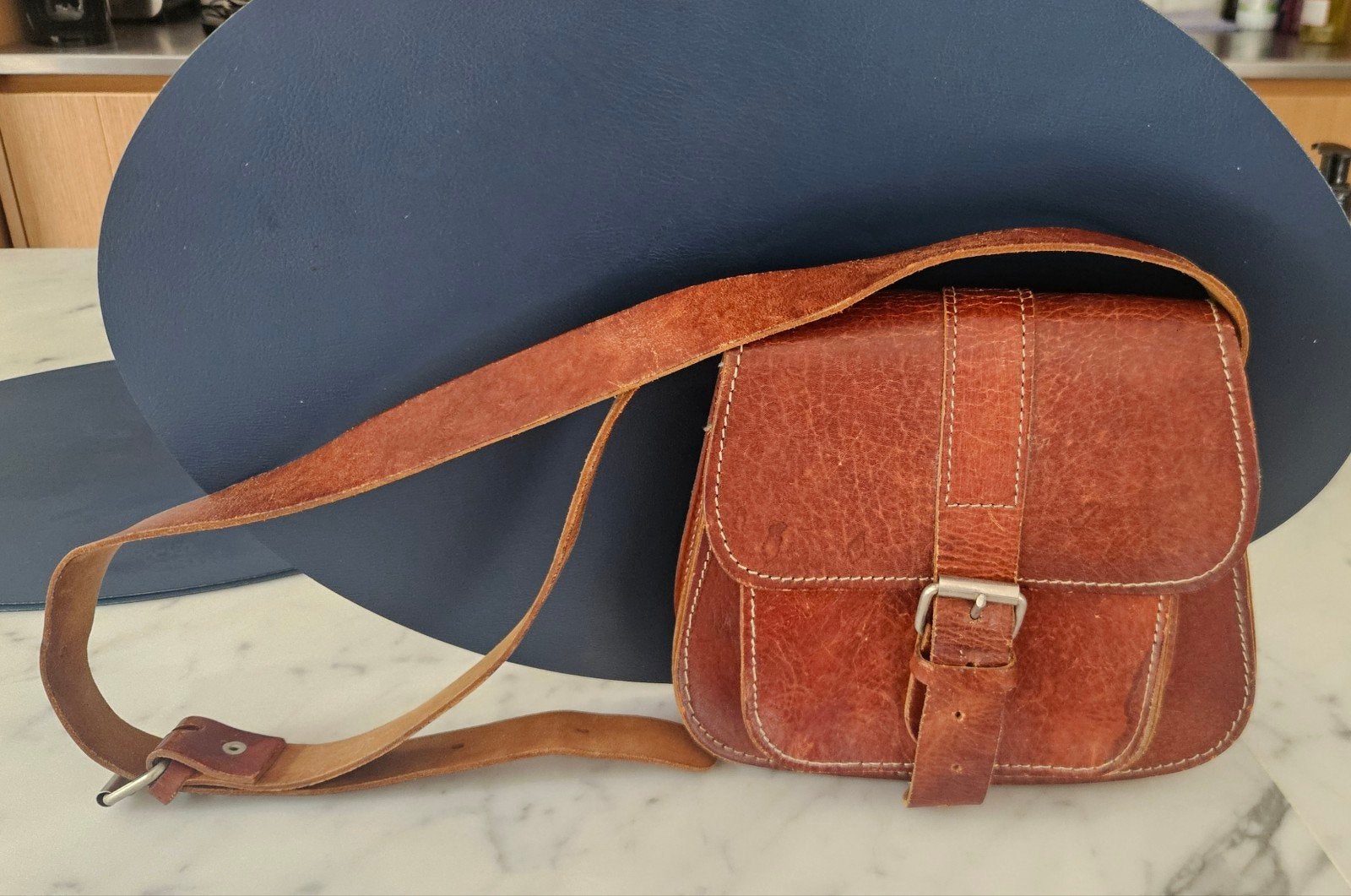 vintage handtas, Ophalen
