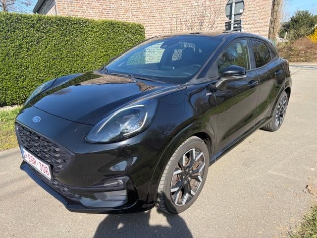Ford puma 1.0 Benzine Automaat St-line Bj.7/2020, Automaat, Puma, Zwart, Leder