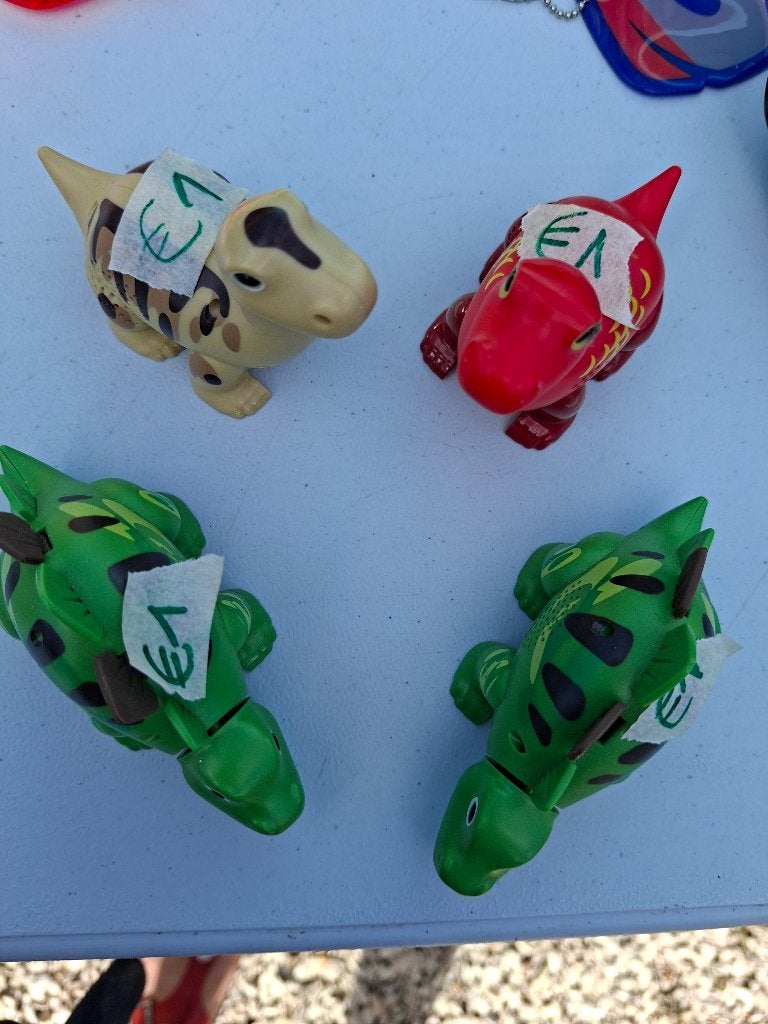 Dino´s, Ophalen, Gebruikt