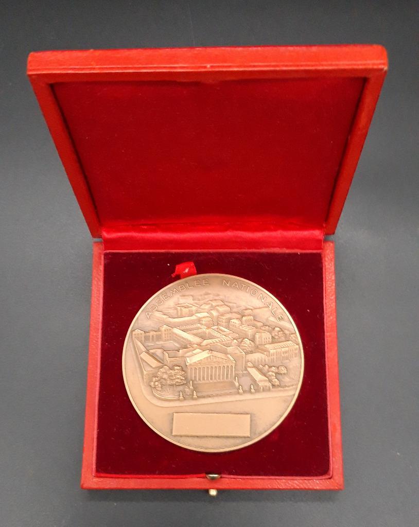 Franse medaille Assemblee Nationale, Ophalen of Verzenden, Brons