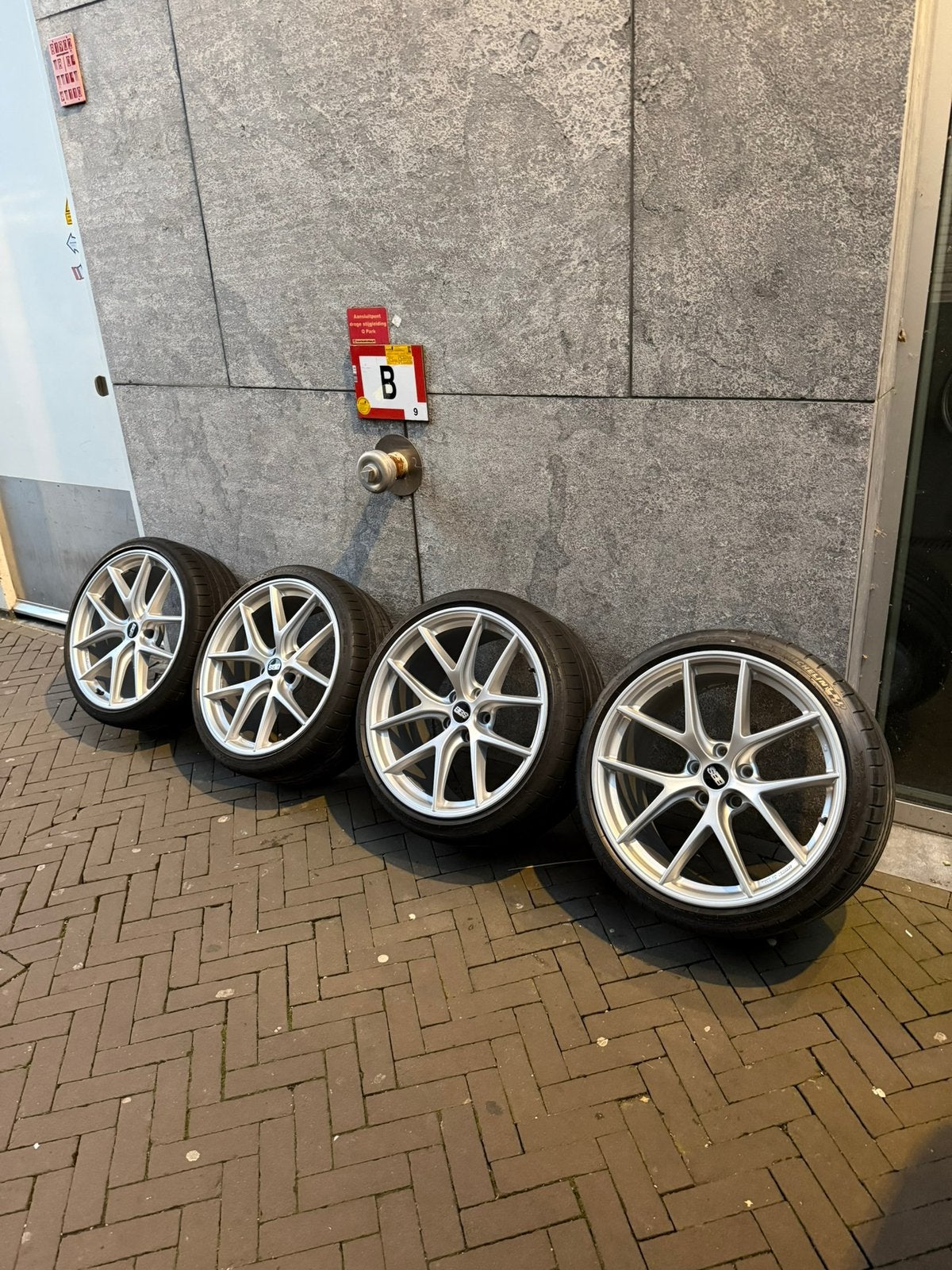 BBS CI-R Michelin Pilot Sport F8X M2/M3/M4, Ophalen, Gebruikt, 285 mm, Band(en)