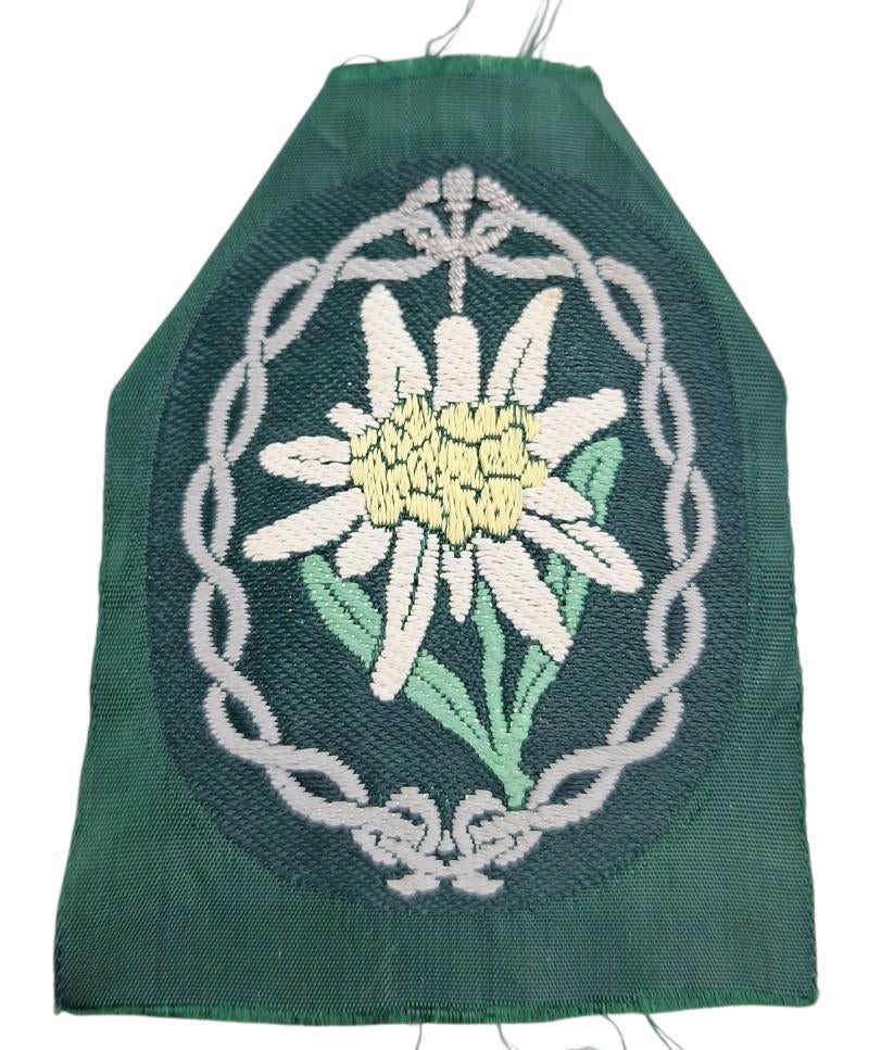 Patch Wehrmacht Gebirgsjäger Edelweiss, Collections, Objets militaires | Seconde Guerre mondiale, Enlèvement ou Envoi