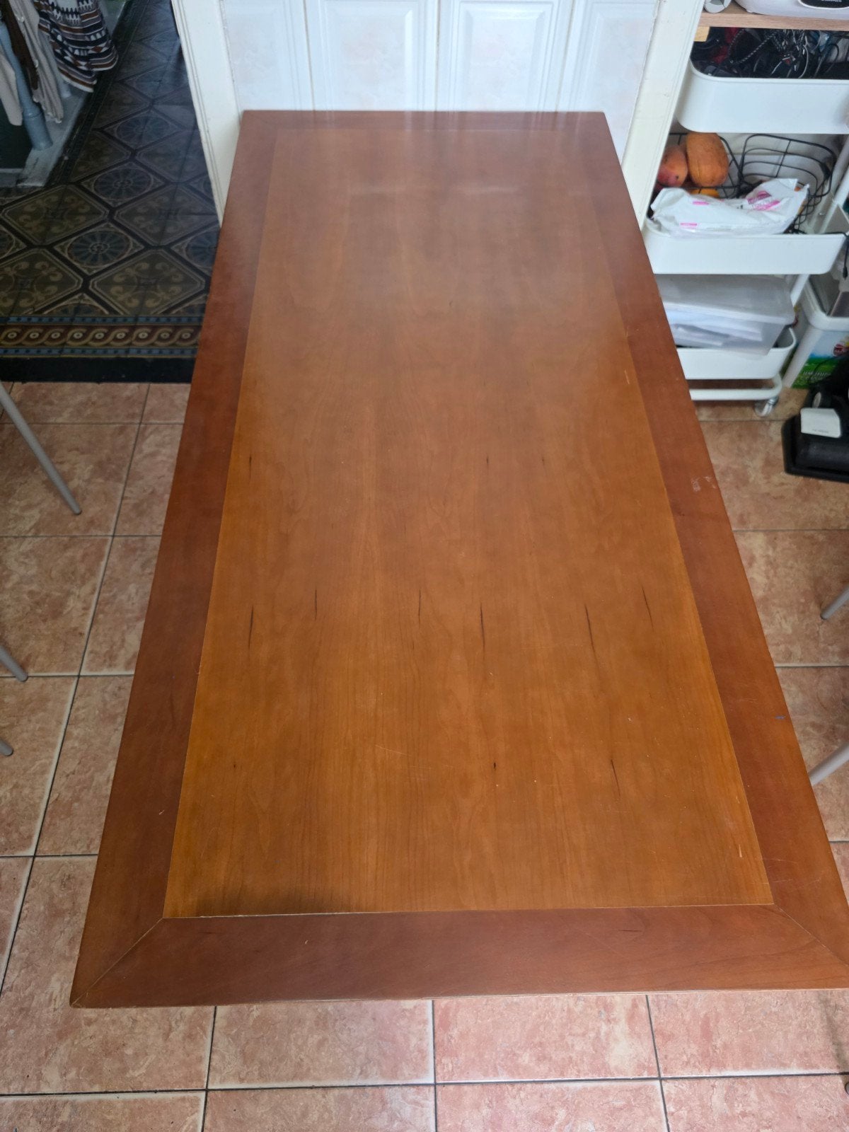 Kersenhouten eettafel voor meubelmakers — Directoire Con Sty, Ophalen
