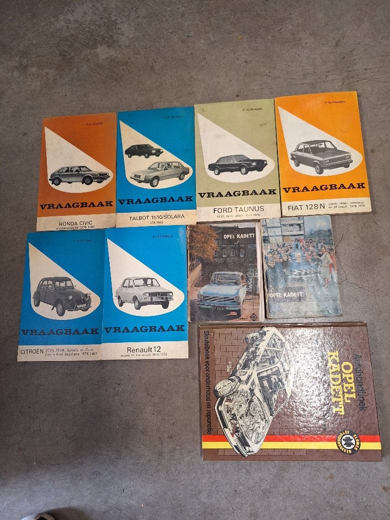 vraagbaak verschillende automerken, Ophalen