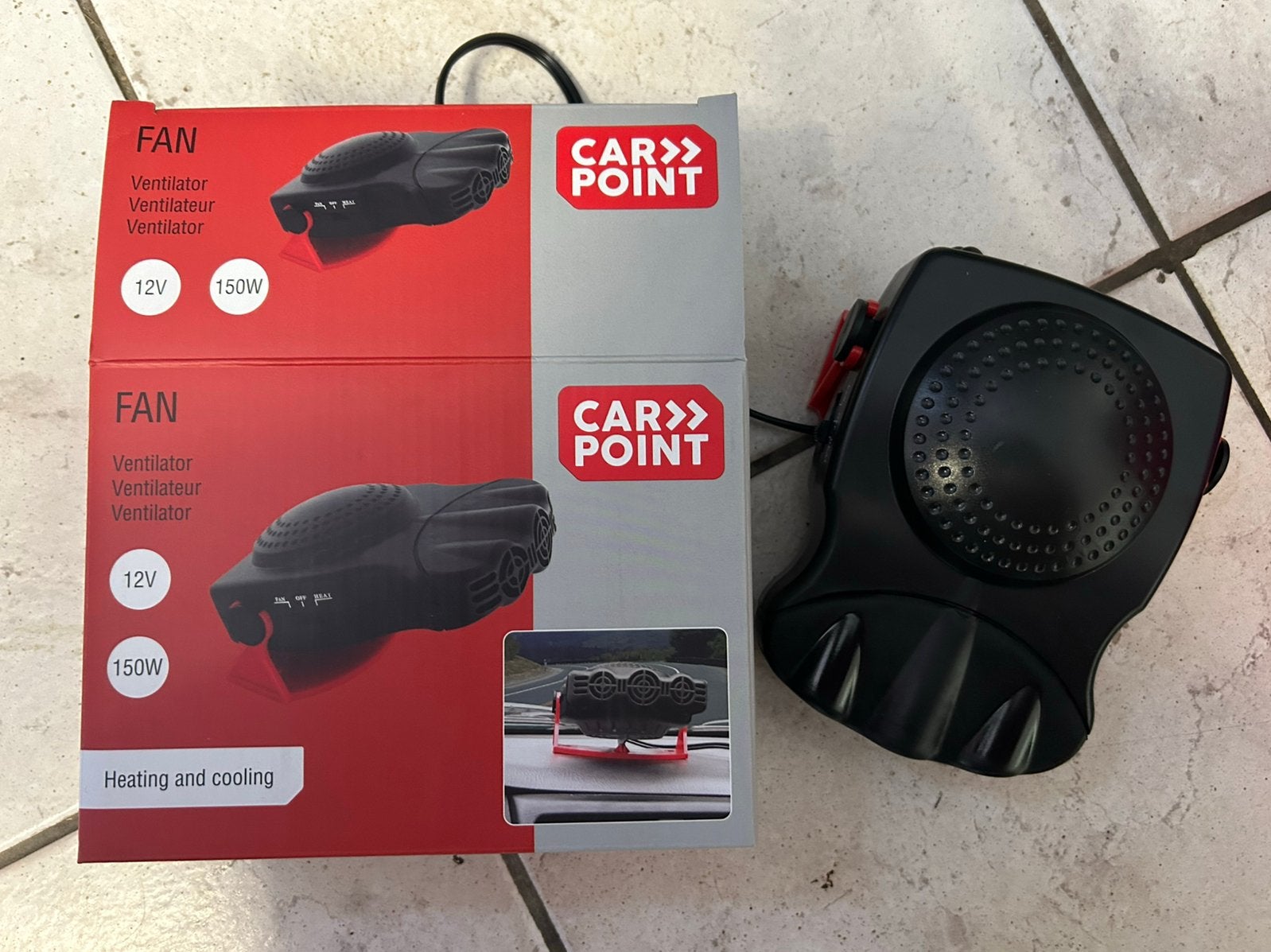 Auto ventilator warm koud, Dieren en Toebehoren, Reptielen en Amfibieën | Toebehoren, Ophalen, Zo goed als nieuw