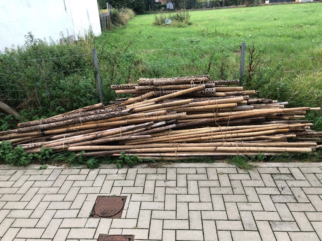 Bamboestokken, Ophalen, Gebruikt
