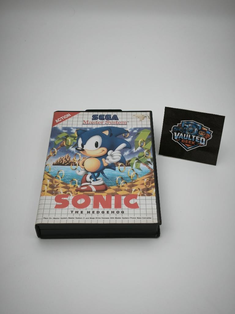 Sega Master System Sonic The Hedgehog CIB, Games en Spelcomputers, Gebruikt, 1 speler, Ophalen of Verzenden, Vanaf 3 jaar