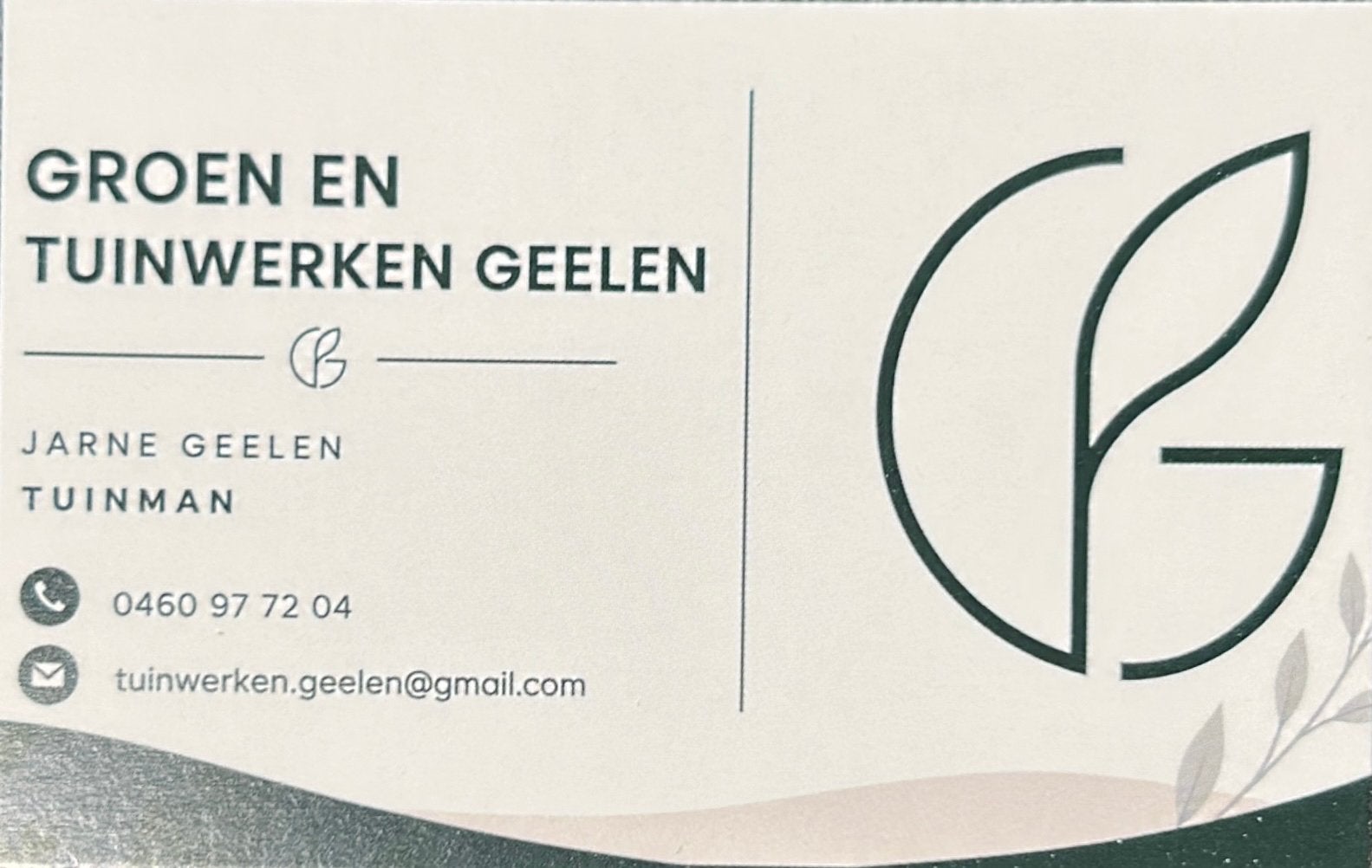Groen en tuinwerken Geelen, Enlèvement