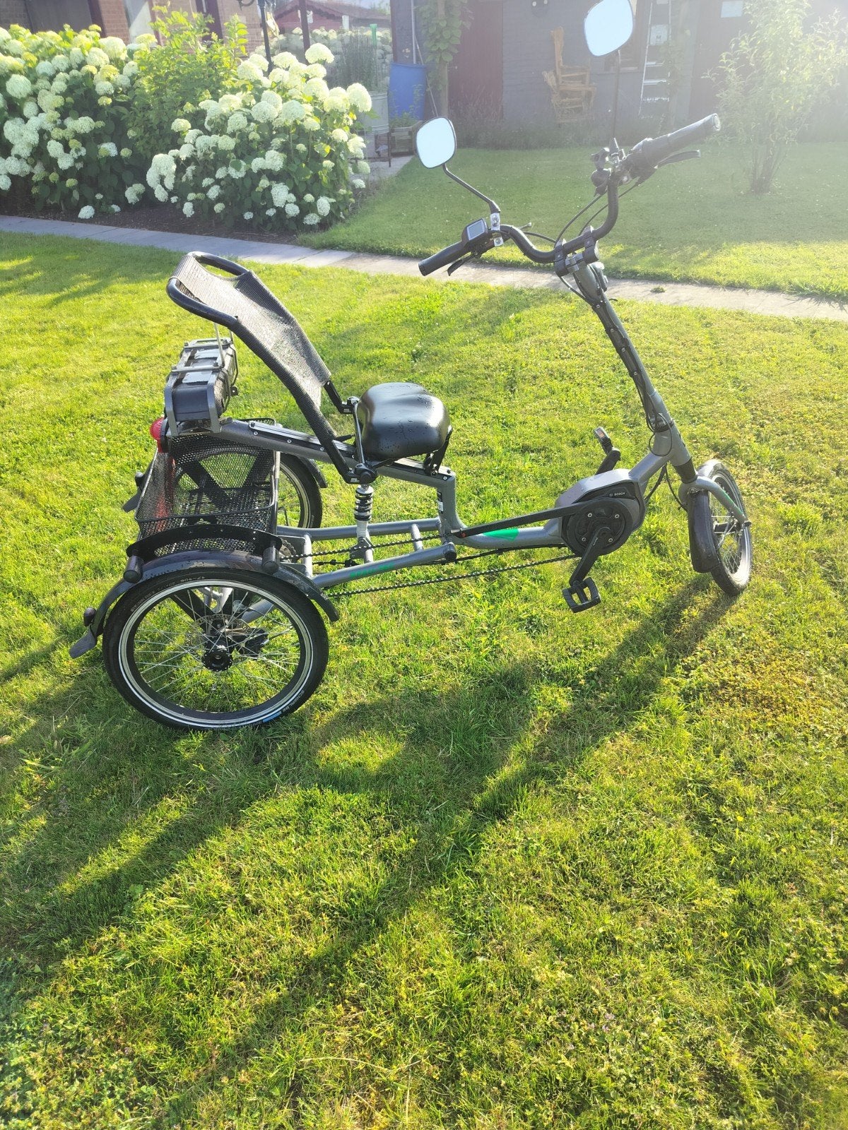 driewielfiets, Ophalen