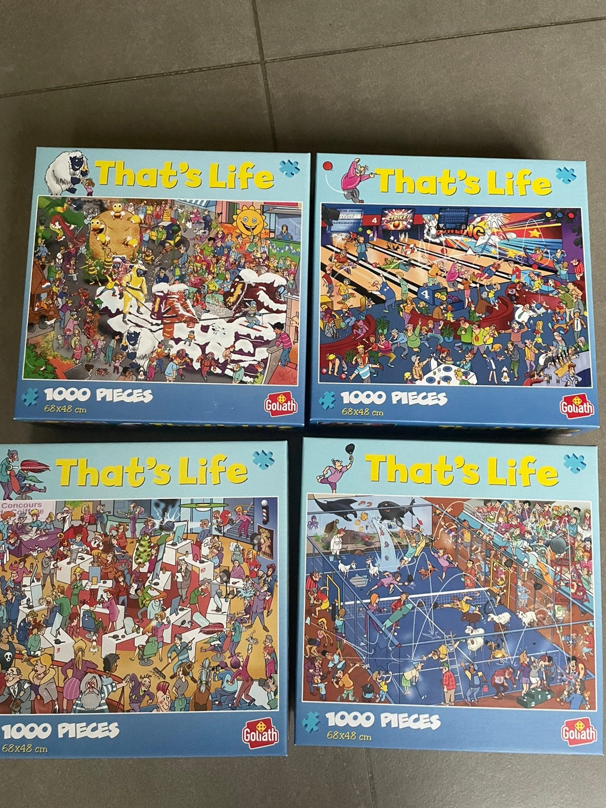 That’s life puzzels 1000 stuks, Hobby en Vrije tijd, Ophalen of Verzenden, Zo goed als nieuw