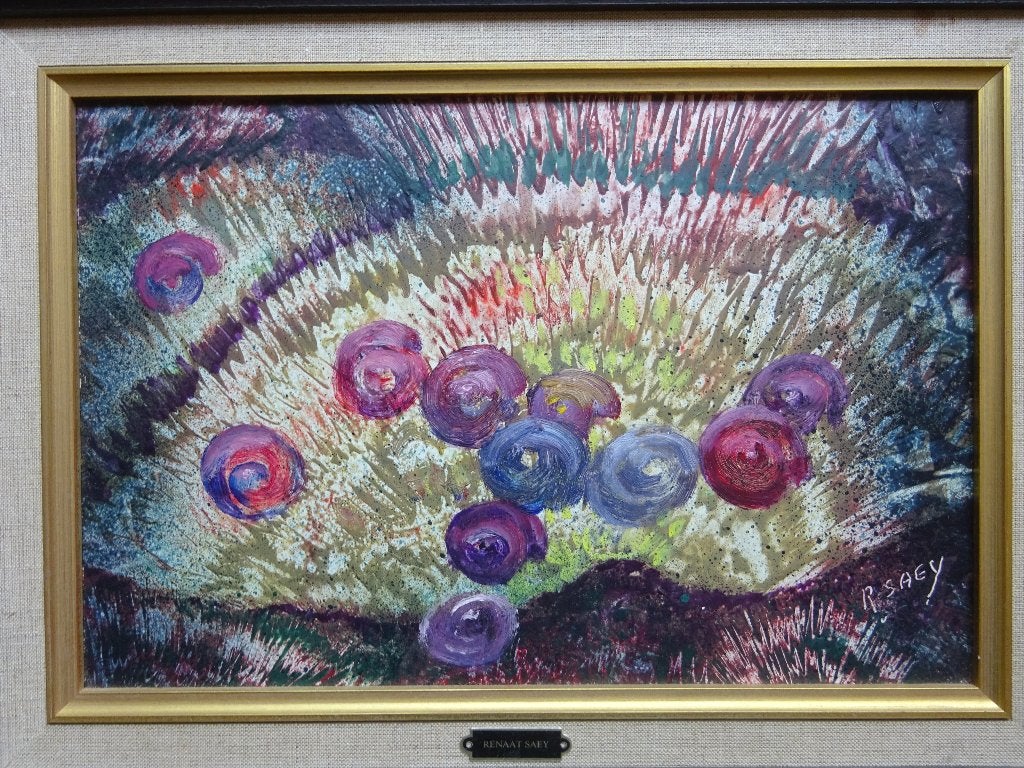Renaat SAEY, olie op paneel, 21 x 30, Organismen, Enlèvement