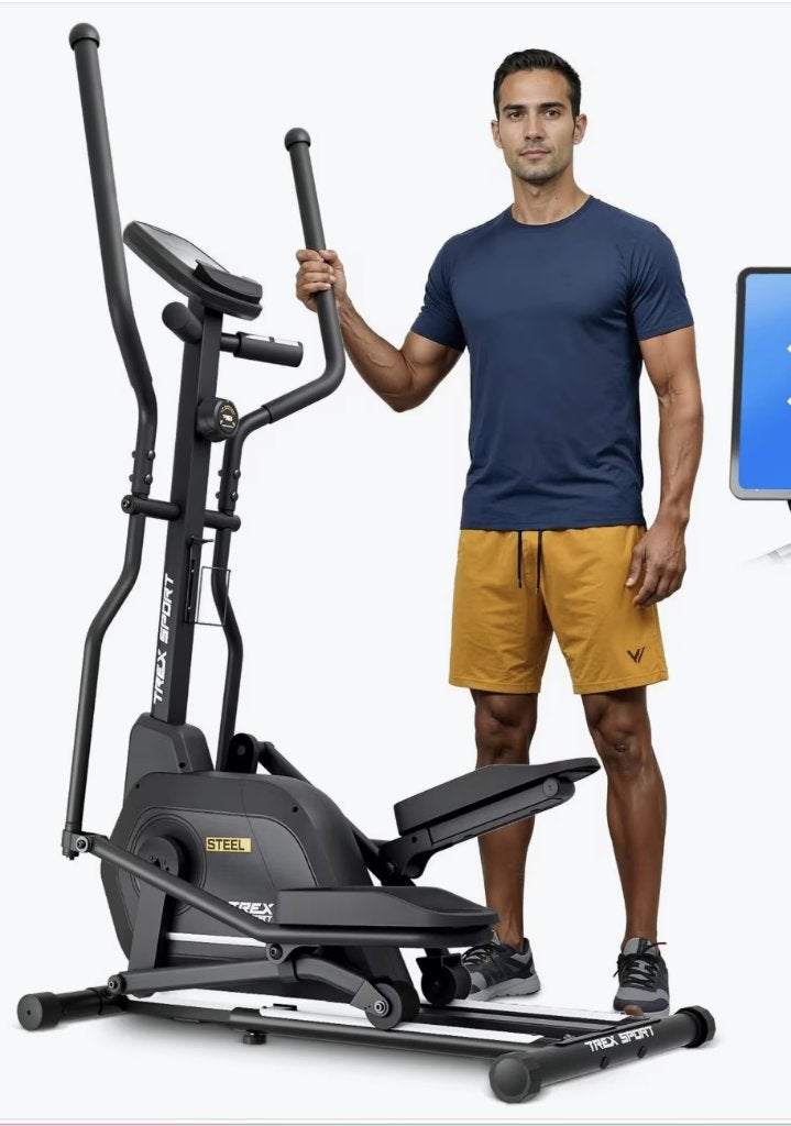 Magnetische crosstrainer, Sport en Fitness, Fitnessapparatuur, Zo goed als nieuw, Crosstrainer, Armen, Benen, Borst, Buik, Rug