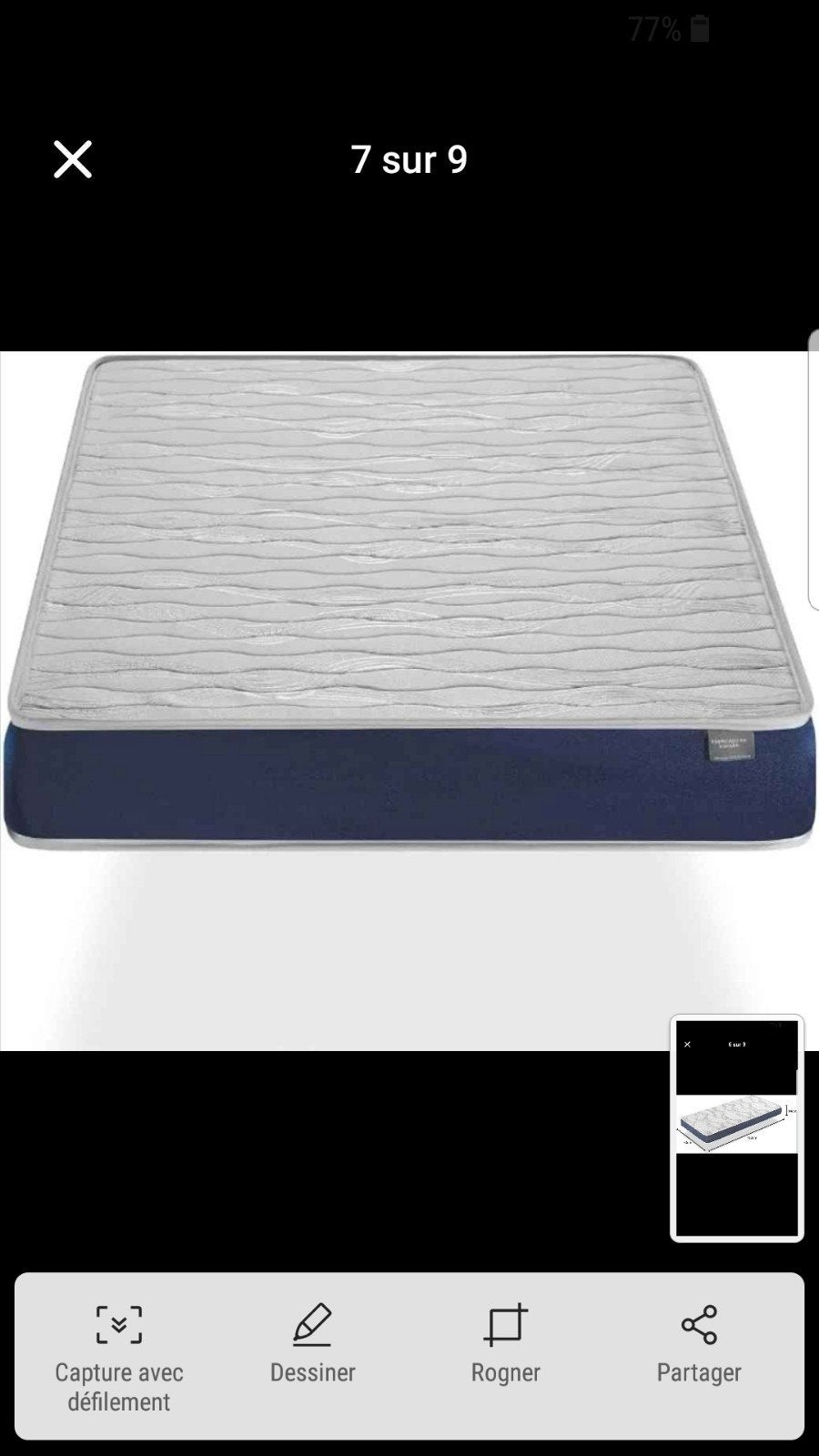 Matelas pour bébé et enfant 160cm/70cm/14cm, Maison & Meubles, Enlèvement ou Envoi, Matelas