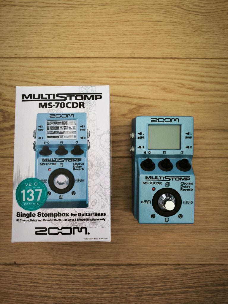 Zoom MS-70 CDR MultiStomp, Ophalen of Verzenden, Zo goed als nieuw, Multi-effect