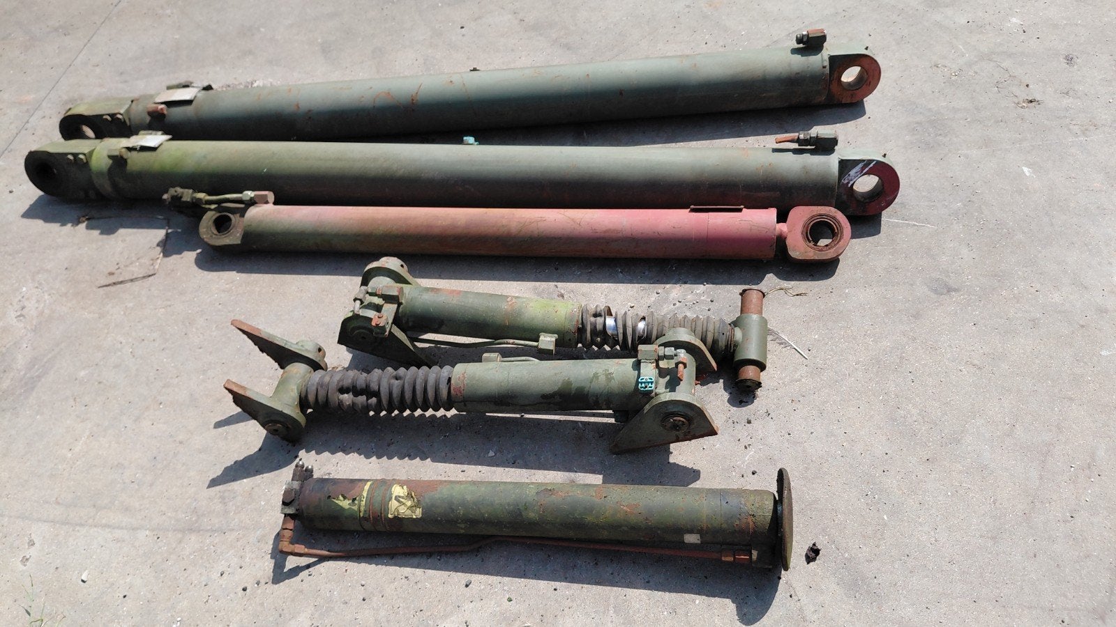 Zware Hydraulische cilinders pistons, Ophalen