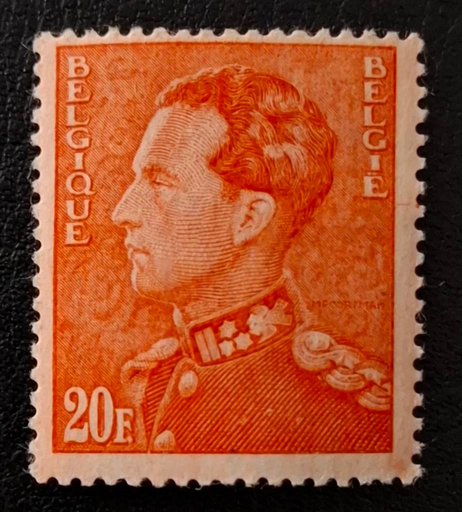 Belgique : COB 435B ** Poortman 1936, Sans timbre, Neuf, Enlèvement ou Envoi, Non oblitéré