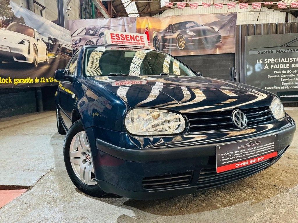 Volkswagen Golf4 2.0i Airco J.A Sieges chauffants, Achat, Airbags, Entreprise, Entretenue par le concessionnaire