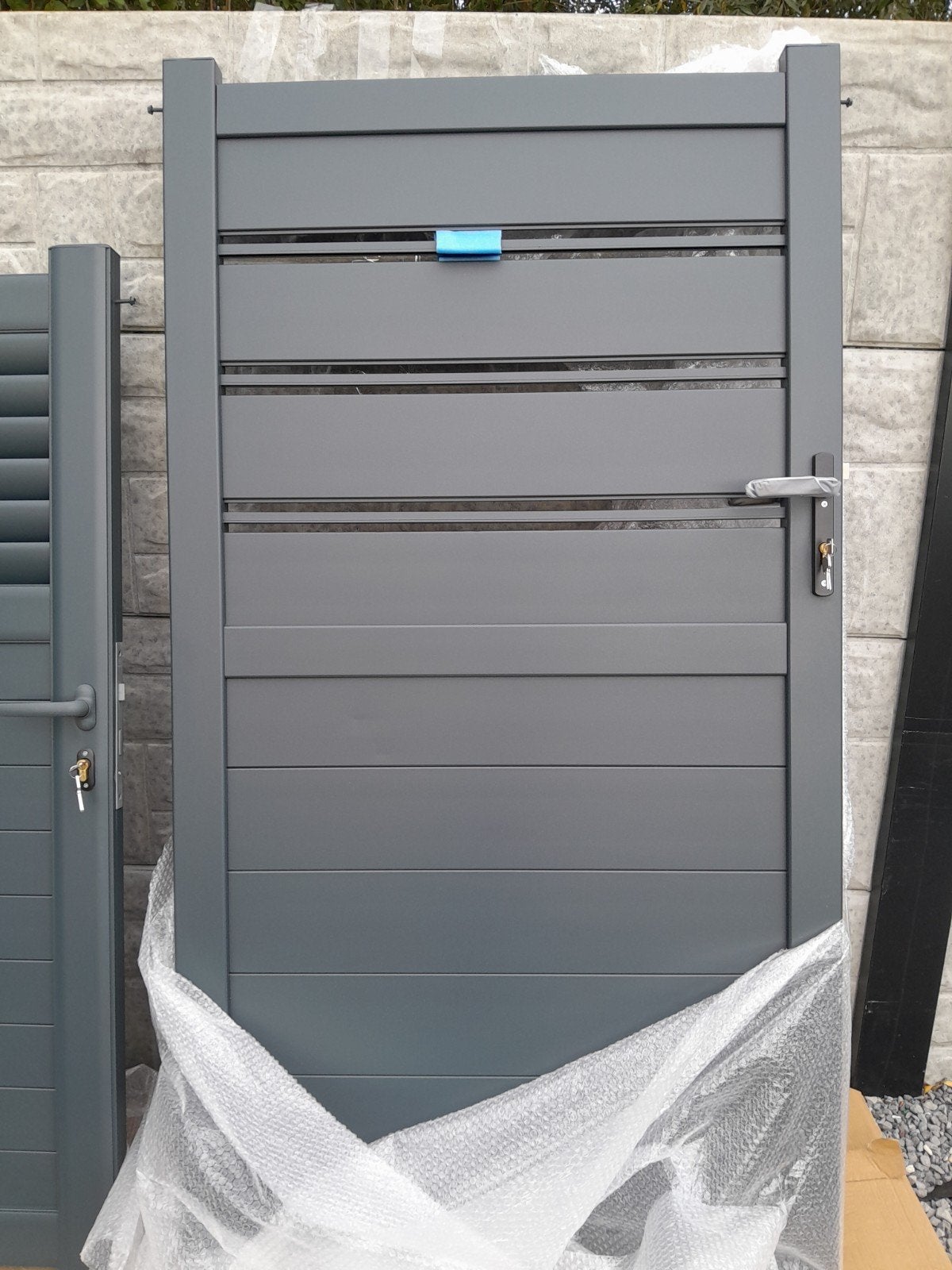 porte jardin portillon poteau portail, Jardin & Terrasse, Enlèvement ou Envoi, Aluminium