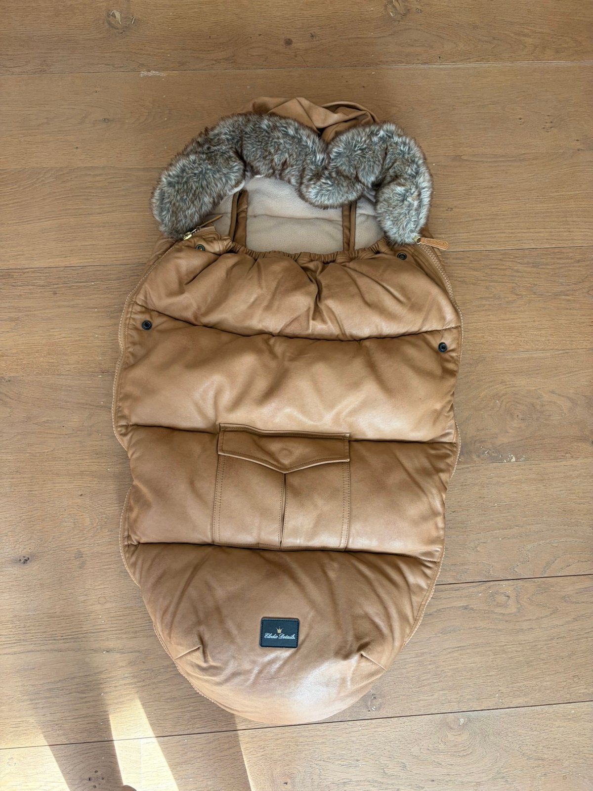Chancelière cuir vegan Elodie Details, Kinderen en Baby's, Ophalen, Zo goed als nieuw, Voetenzak