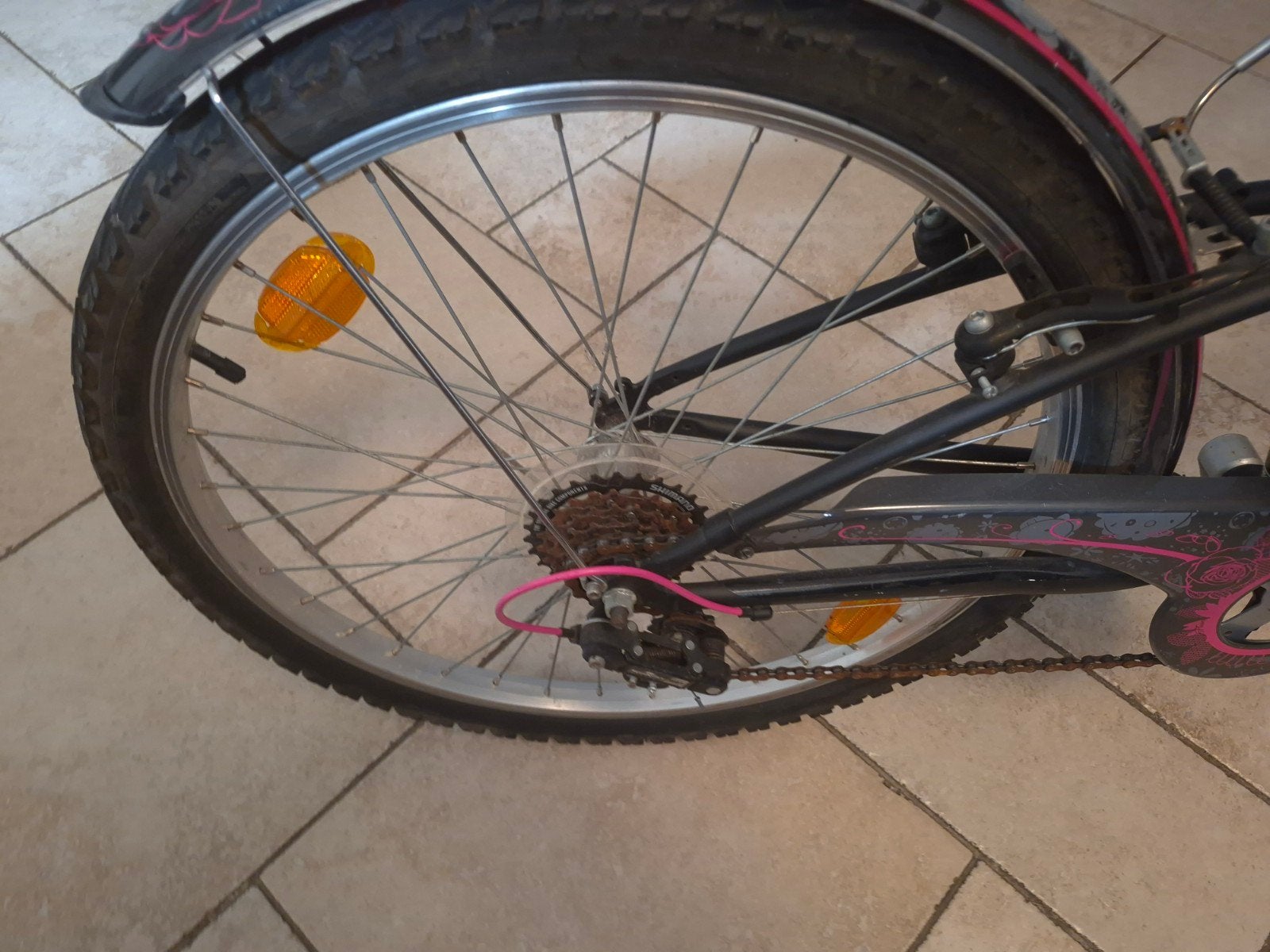 meisjesfiets 24 inch, Fietsen en Brommers, Fietsen | Vouwfietsen, Ophalen, Zo goed als nieuw, Dames