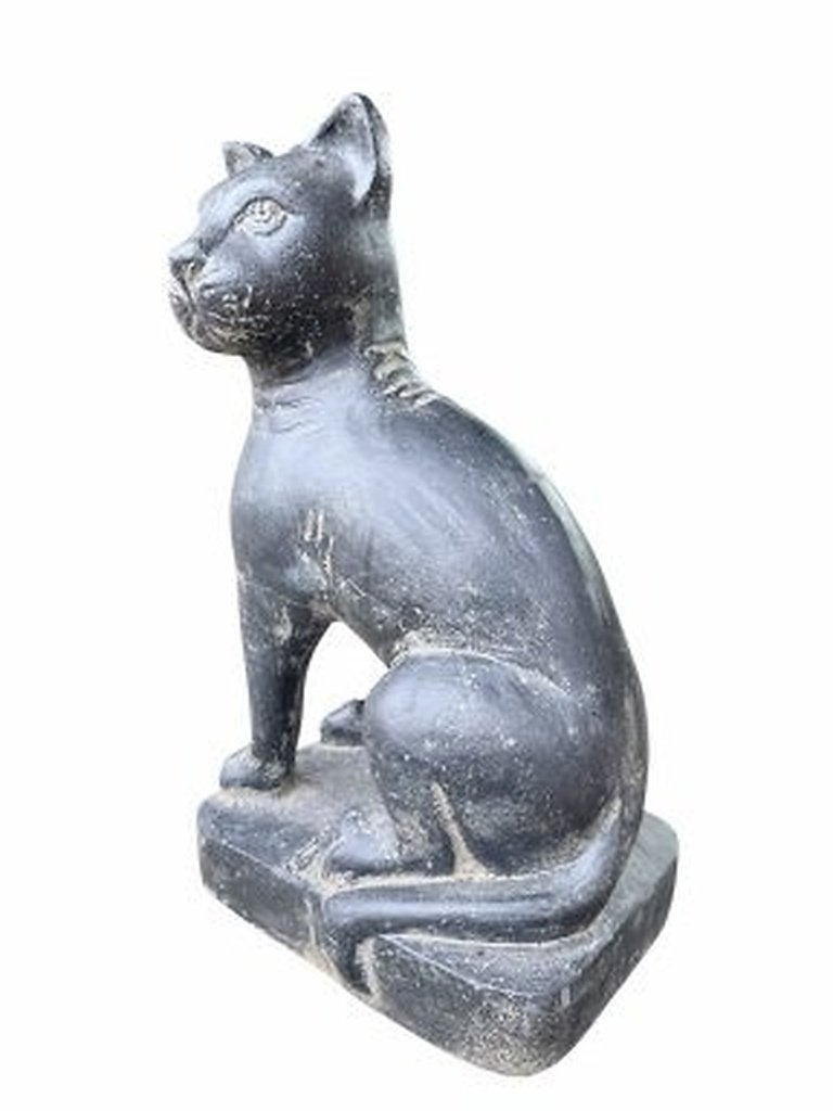 kat 45 cm – Casting stone – 45 x 26 x 17cm, Ophalen, Nieuw, Vanackerestraat 59 - 8560 Wevelgem, Info@asianimport.be