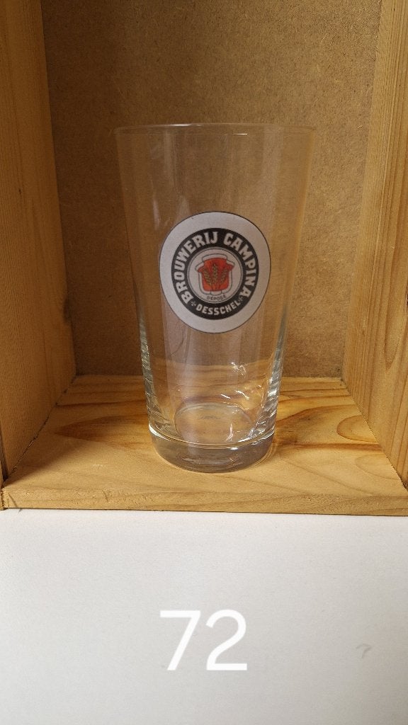 bierglas Campina (nr72), Ophalen, Gebruikt, Glas of Glazen, Overige merken