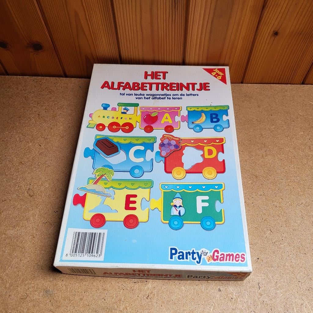 Het alfabettreintje - puzzels, Ophalen of Verzenden, 10 tot 50 stukjes, 4 tot 6 jaar