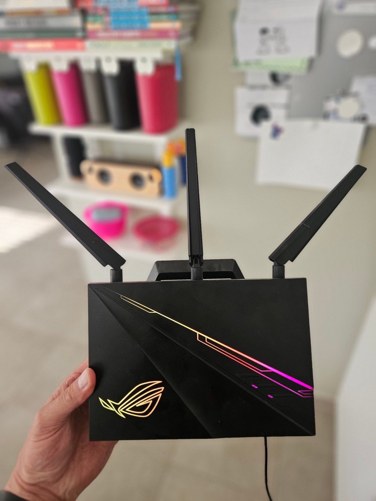 Asus Rapture GT-AC2900 Dual-band Gaming Router, Diversen, Ophalen, Zo goed als nieuw