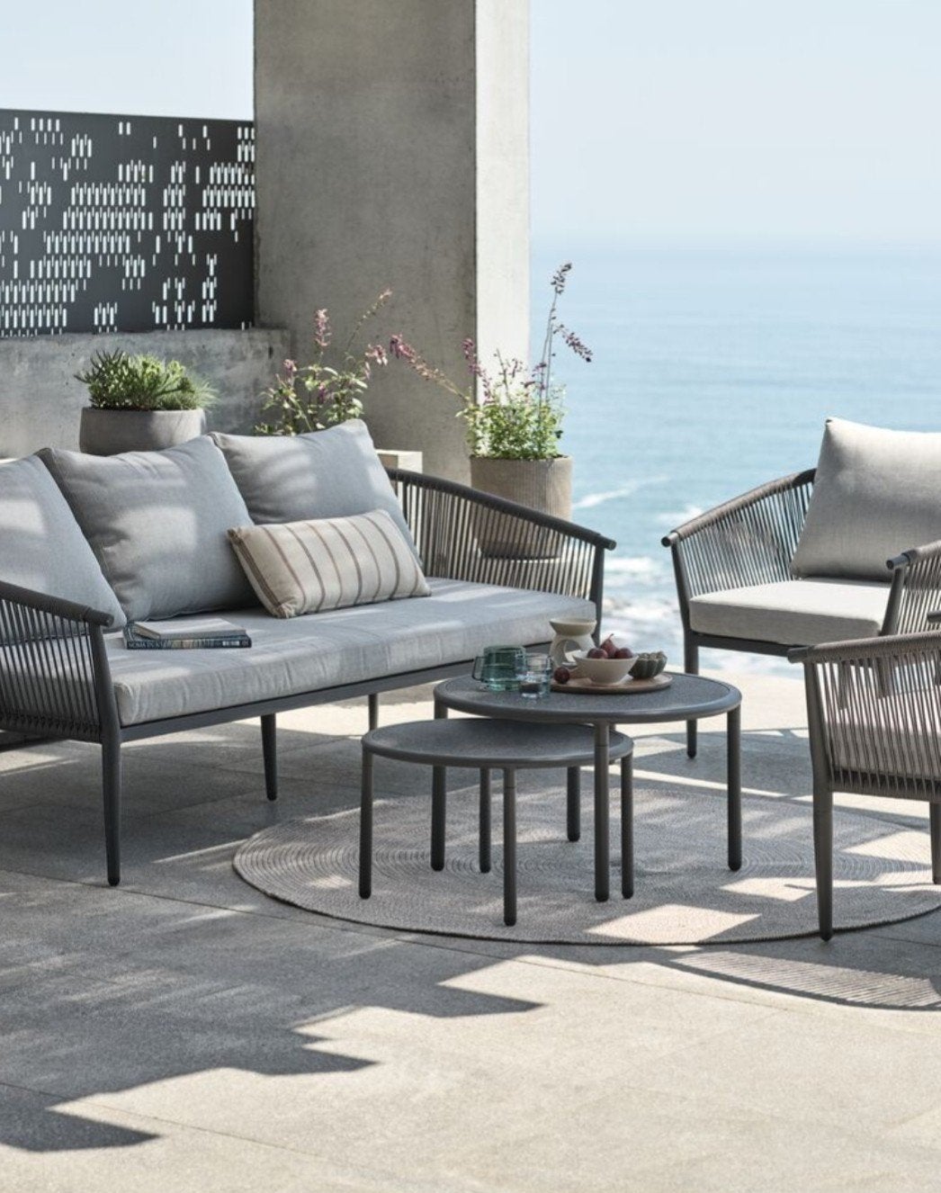 Bijzettafel set voor buiten, Tuin en Terras, Tuinsets en Loungesets, Ophalen, Bijzettafel
