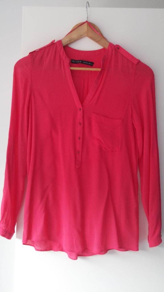 Chemise Fushia de ZARA taille XS, en parfait état, Enlèvement ou Envoi, Rose, Zara, Comme neuf